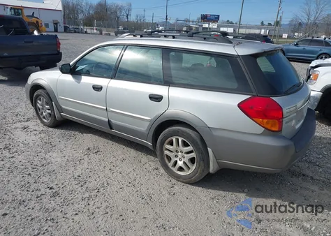 2005 Subaru Outback 2.5I из США, поврежденный, VIN 4S4BP61C857383373